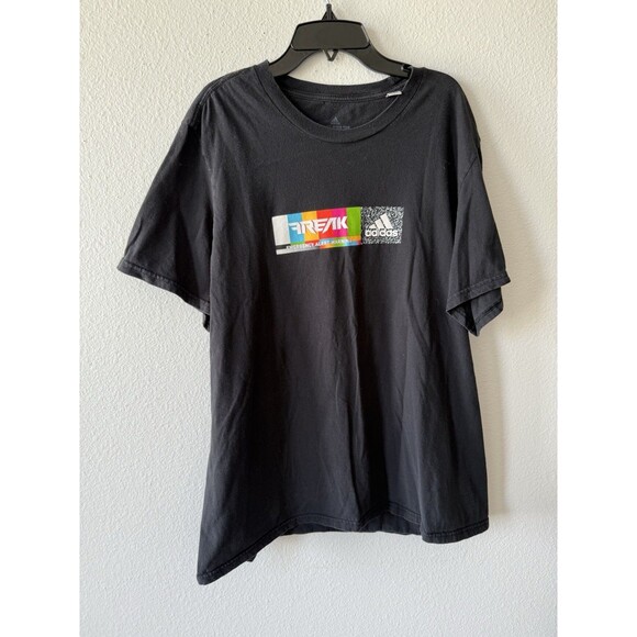 Adidas Men’s Freak Graphic Amplifier Tee T-Shirt, Short Sleeve, Black, Size XL - Picture 1 of 4